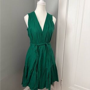 Christian Lacroix Vibrant Green Midi Dress NWT